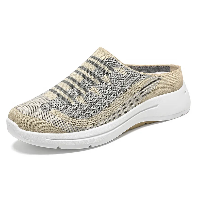 ⏳ Limited time 50% off! 💥Women's Slip-On Open Back Breathable Sneakers（The more you buy, the higher the discount）