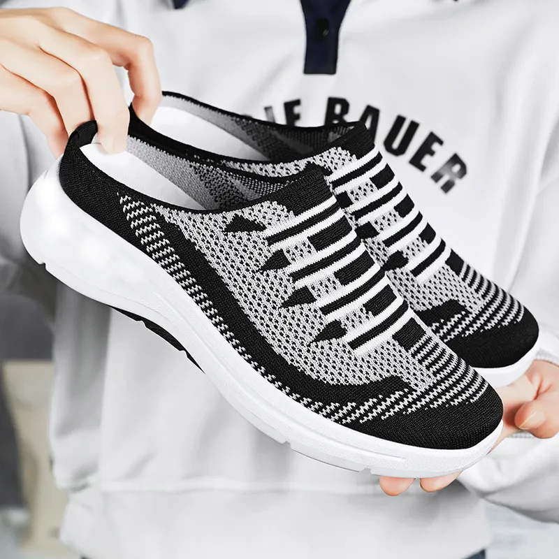 ⏳ Limited time 50% off! 💥Women's Slip-On Open Back Breathable Sneakers（The more you buy, the higher the discount）