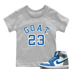 1 - Air Attractive pricing Jordan True Blue Tops Goat Kids 23 Stylish design