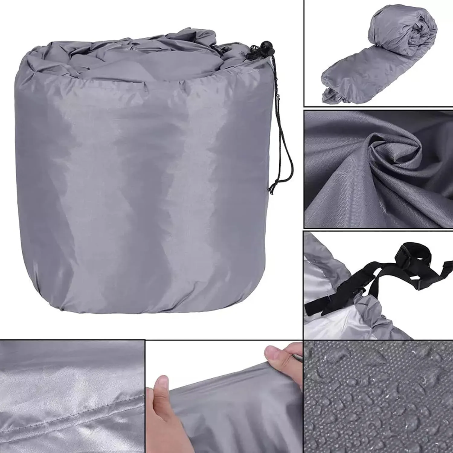 19-21ft Waterproof Boat Cover 420d Marine Grade Oxford Cloth V-Hull Boat Mooring Cover Dust-Proof Anti-Uv Protection Trailerable T-Top Boat Cover
