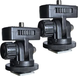 2 pcs Camera hot Shoe Mount Monitor Photography Fill Light Post Conversion Base Cold Shoe Mount Cell Phone Adapter Field Monitor,Video Light, or Microphone