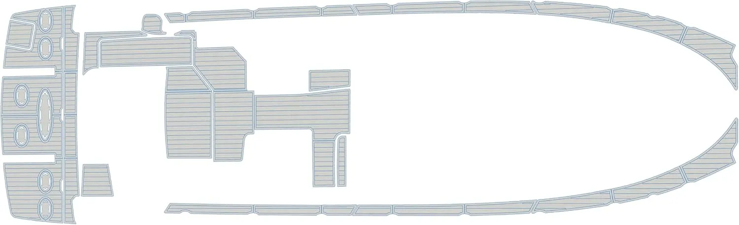2009-2015 sea ray 470 sundancer 6mm 1/4”eva sea Deck Boat Flooring Boat Flooring Faux Teak Deck Surfing Boat Fishing Boat Motorboat Carpet