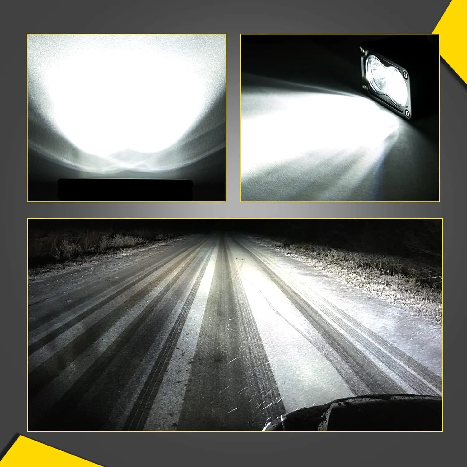 3Inch Motorcycle Led Pods, 2PCS CREE Fog Lights Pods 40W Off Road Ditch Lights Combo Beam Driving Auxiliary Light LED Bumper Light for Truck ATV UTV SUV Motorcycle Boat