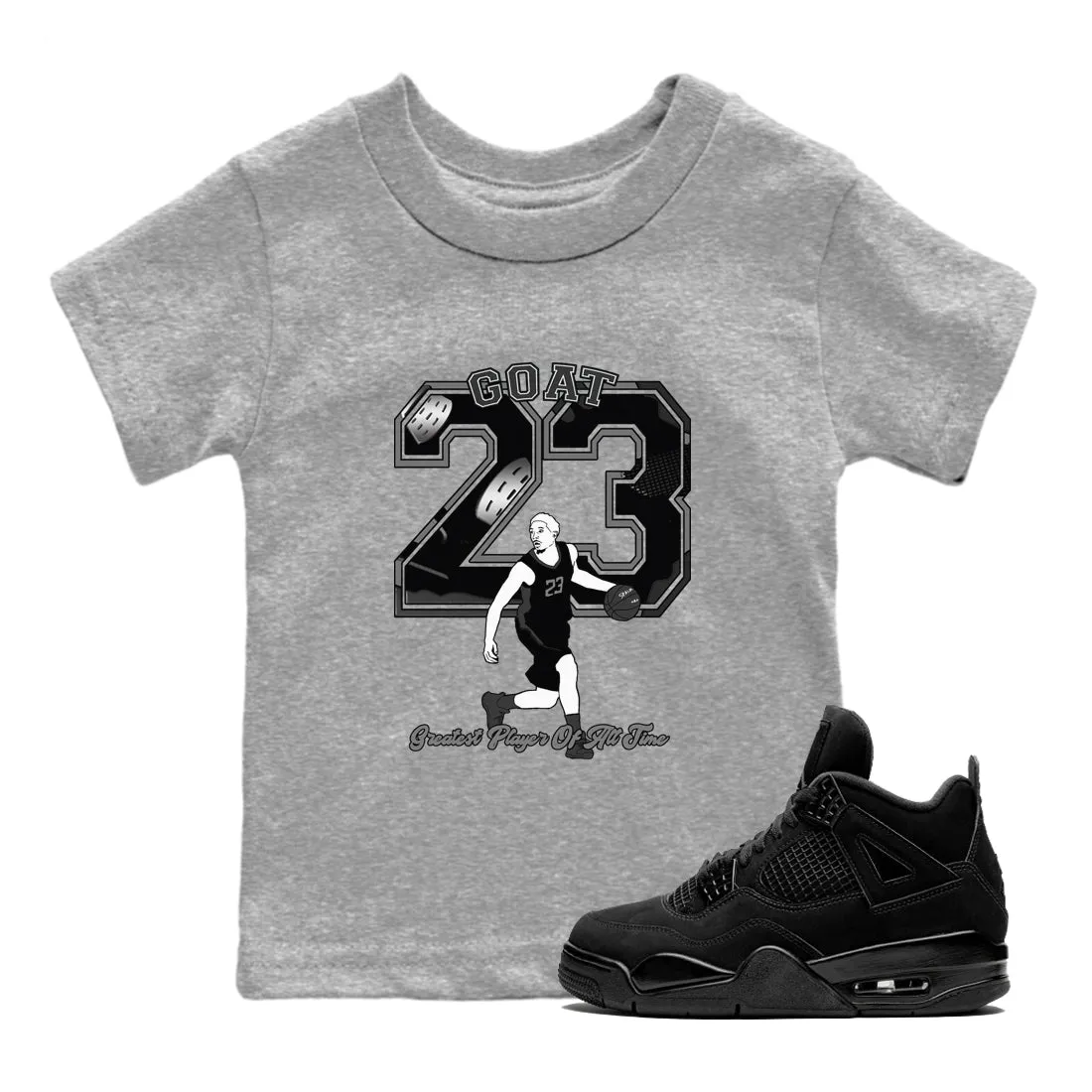 4 Goat Percentage-based sale Cat Sneaker Air Jordan Player Kids Black Limited stock - Tees SNRT