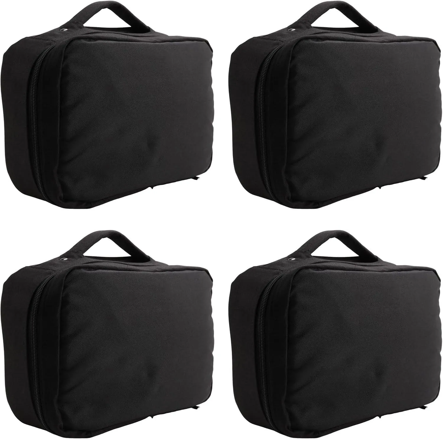 4X Universal Remote Control Storage Bag Transmitter Handbag Case Box for 1/8 1/10 RC Car Boat Tank Crawler TRX4 SCX10, black, 750148250