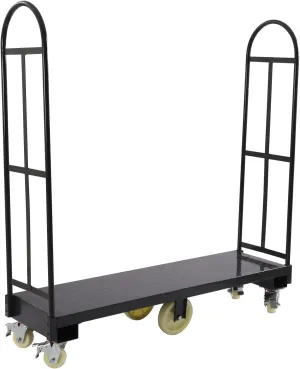 64.6Lx15.7H U-Boat Steel Cart, 2000lbs Capacity U-Boat Cart Steel, U-Boat Platform Truck Dolly, with Removable Handles, Six Wheels, for Warehouses, Storage Rooms, Transportation Facilities