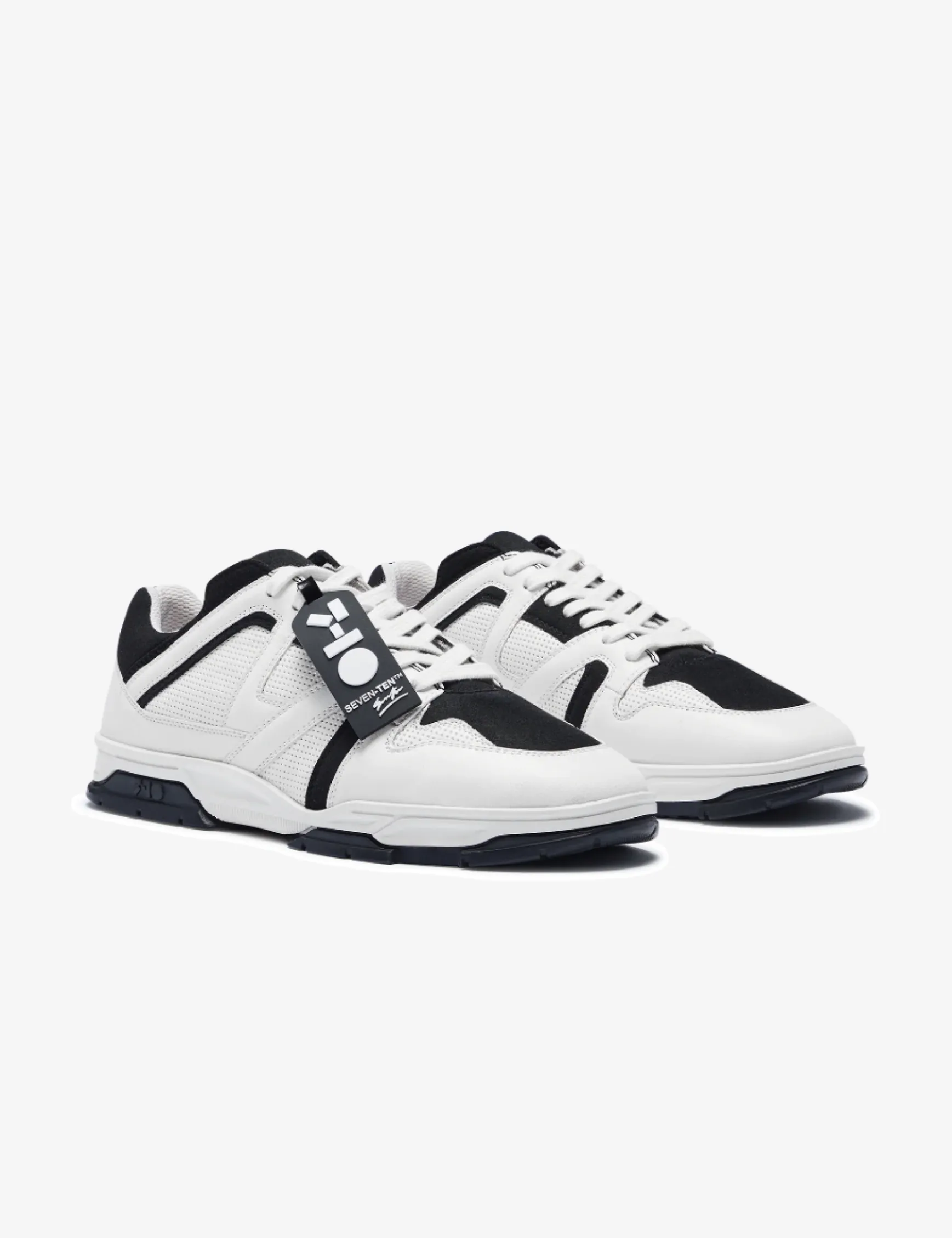 731 Black & White Dice Low-Top Sneakers