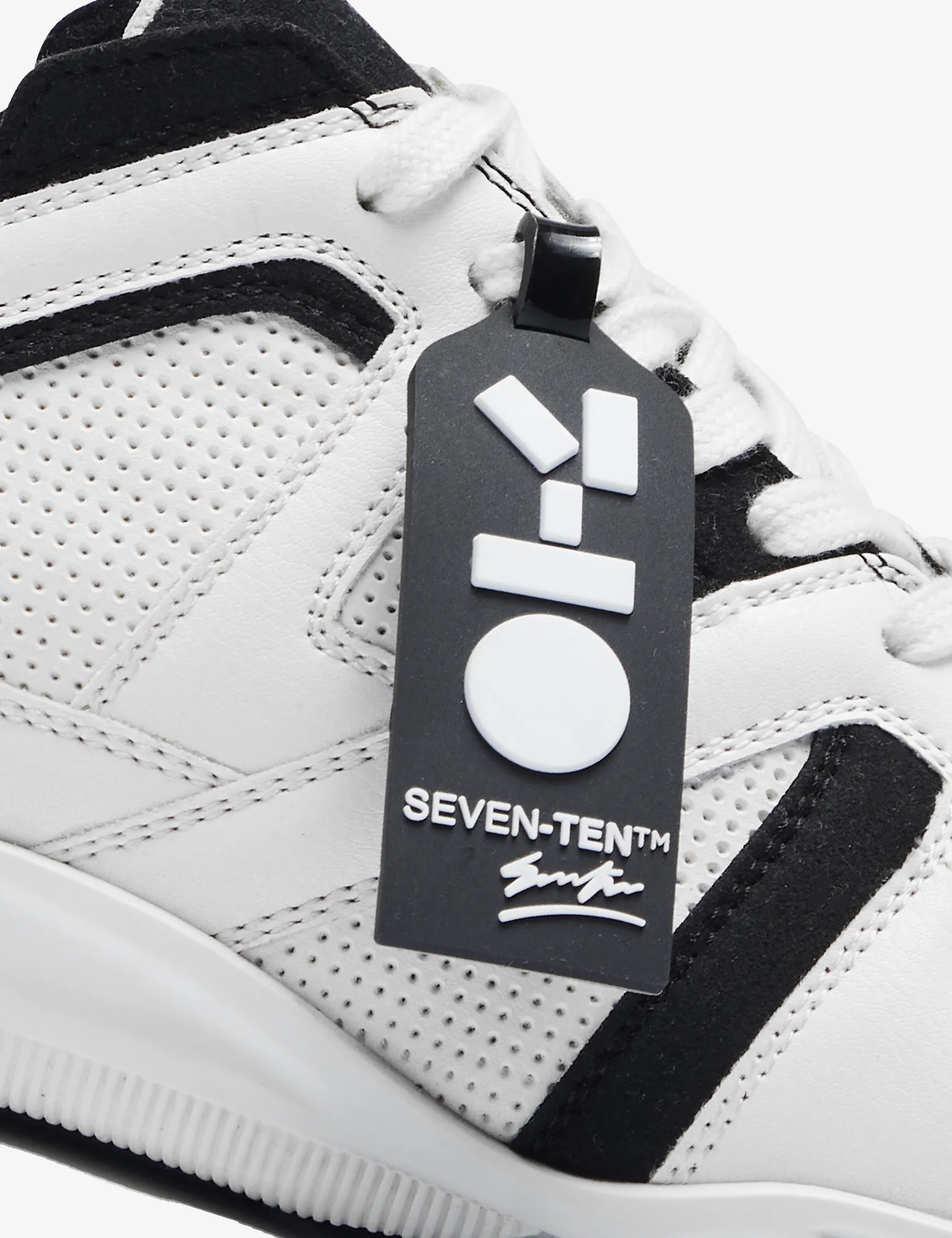731 Black & White Dice Low-Top Sneakers