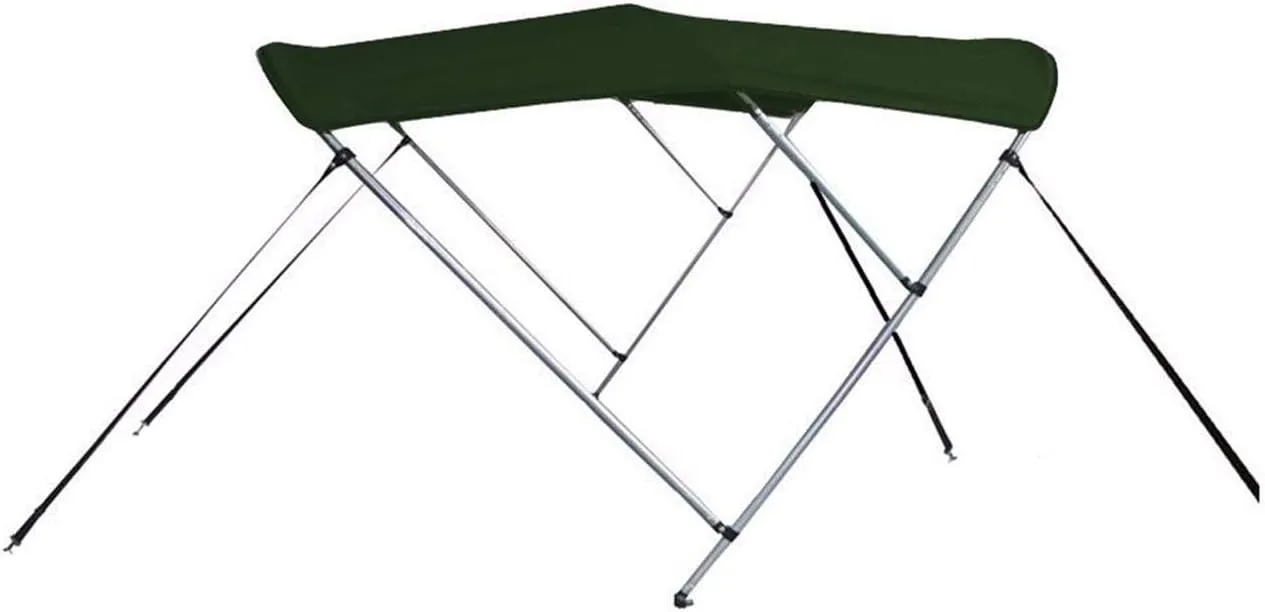 7.6 oz Green 3 Bow Round Tube Boat Bimini TOP Sunshade Compatible for AB INFLATABLES Oceanus 15 VST 2010-2017