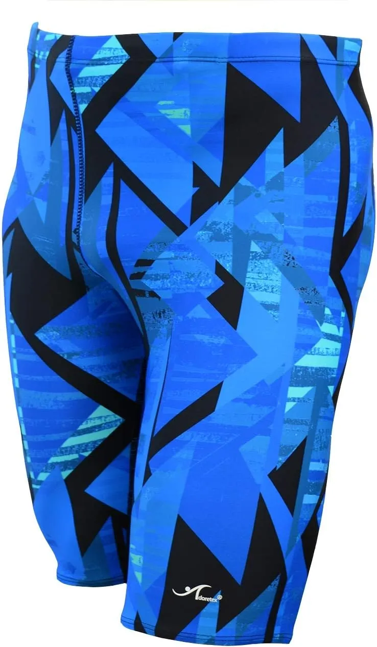 Adoretex Boy's/Men's Printed Pro Athletic Jammer Swimsuit Swim Shorts