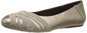 Aerosoles Spin Cycle Ballet Flat Soft Gold Combo 5 M Us