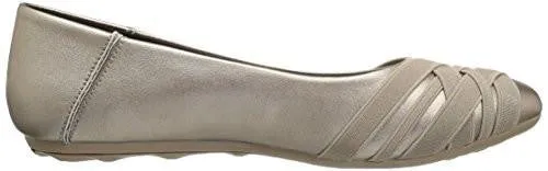 Aerosoles Spin Cycle Ballet Flat Soft Gold Combo 5 M Us