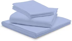 AFT-Berth Boating Sheet Set |100% Egyptian Cotton 1000 Thread-Count |Universal AFT-Berth Head 90”, Length 60”, Foot 75”| 15-Inches Deep Pockets Boaters Gift - Light Blue