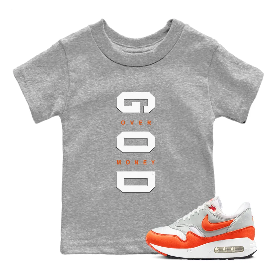 Air Over 1 Shipping guarantee God Money Cosmic SNRT Max Tees Kids - Sneaker Clay Seasonal sale