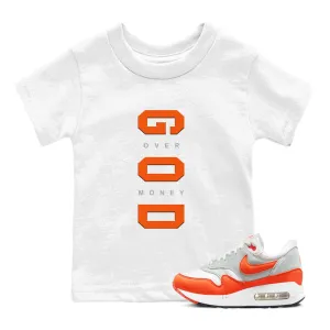 Air Over 1 Shipping guarantee God Money Cosmic SNRT Max Tees Kids - Sneaker Clay Seasonal sale