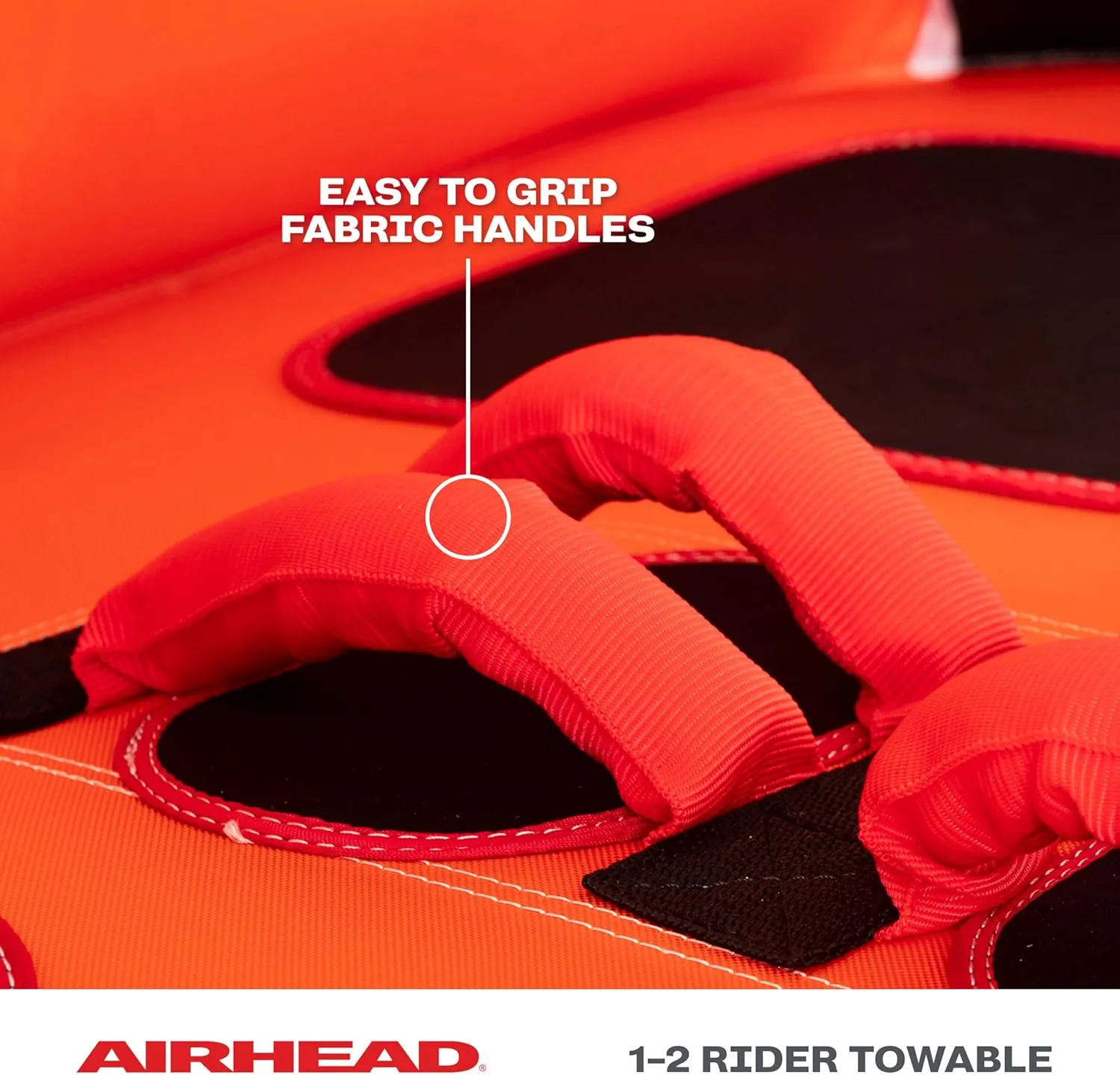 Airhead Mable Inflatable Towable Tube, 1-4 Rider Models, Dual Tow Points, Full Nylon Cover, EVA Foam Pads, Patented Speed Valve, Boat Tubes and Towables
