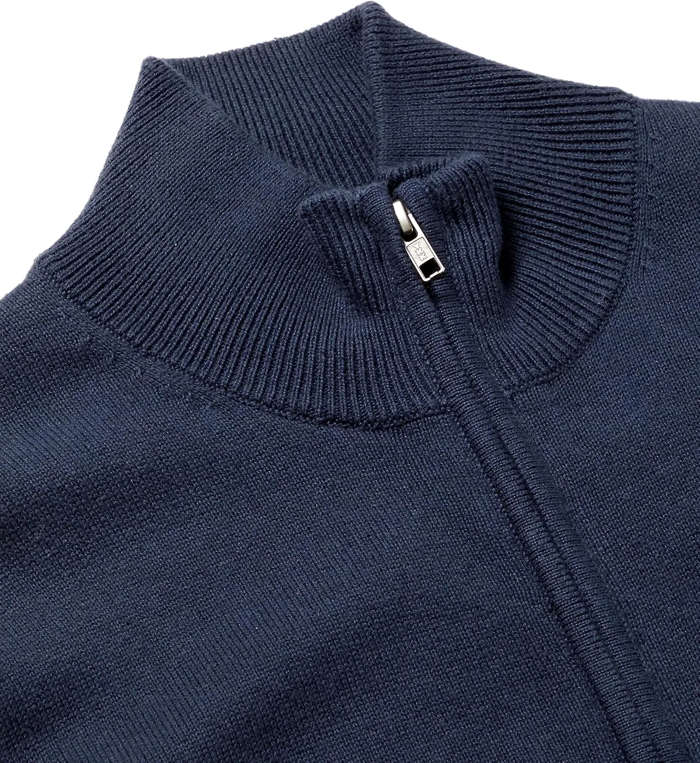 Amazon Essentials Men's Full-Zip Cotton Sweater