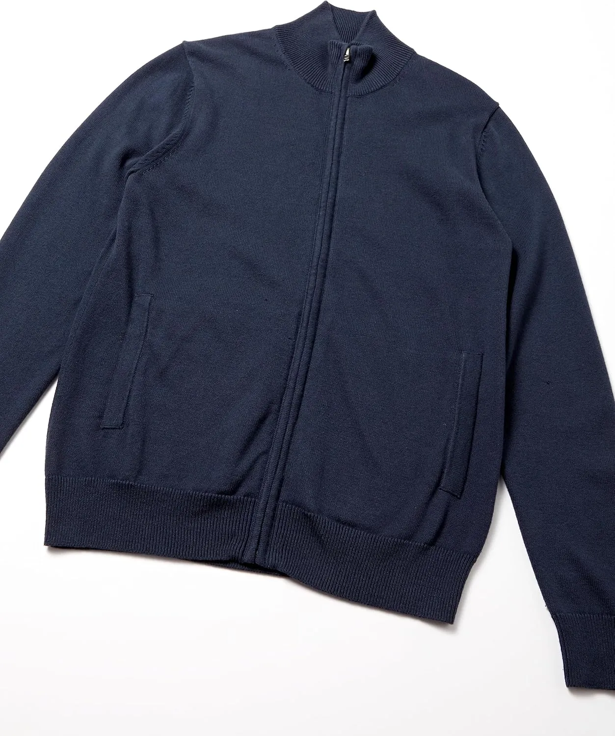 Amazon Essentials Men's Full-Zip Cotton Sweater