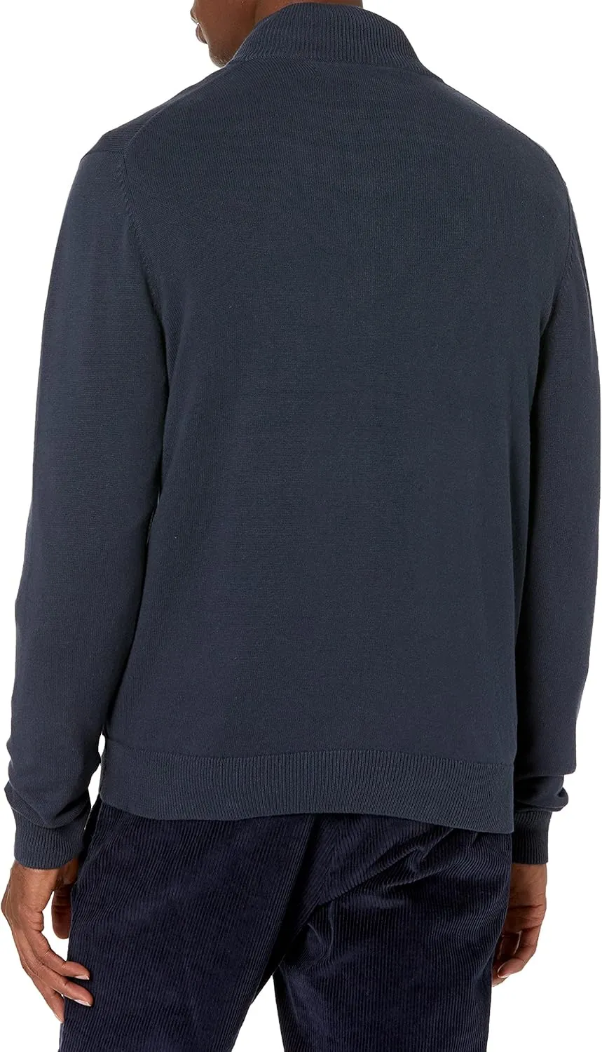 Amazon Essentials Men's Full-Zip Cotton Sweater