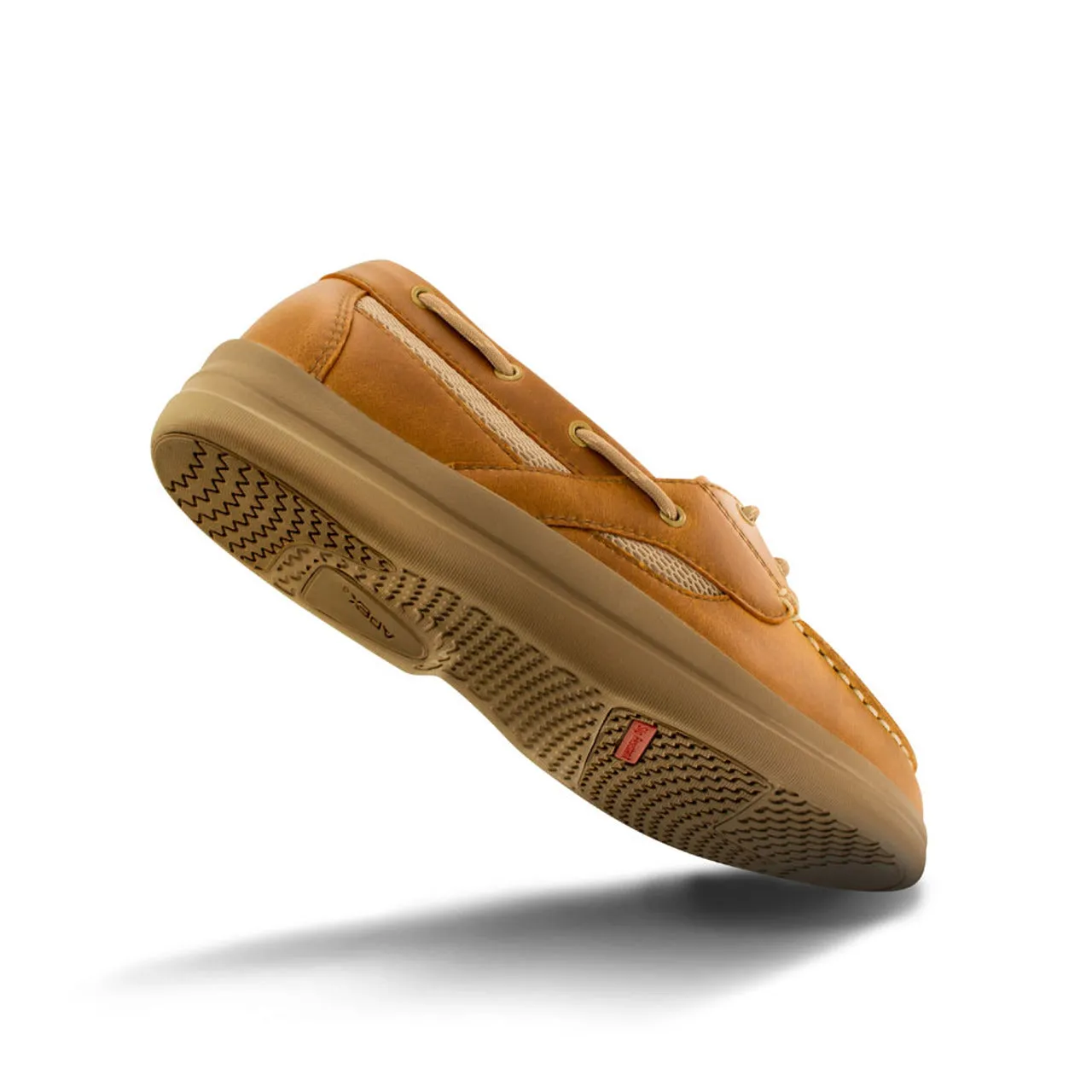 Apexfoot Women's Boat Shoe Petals Sydney - Camel -  Medium (B)