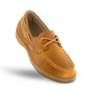 Apexfoot Women's Boat Shoe Petals Sydney - Camel -  Medium (B)