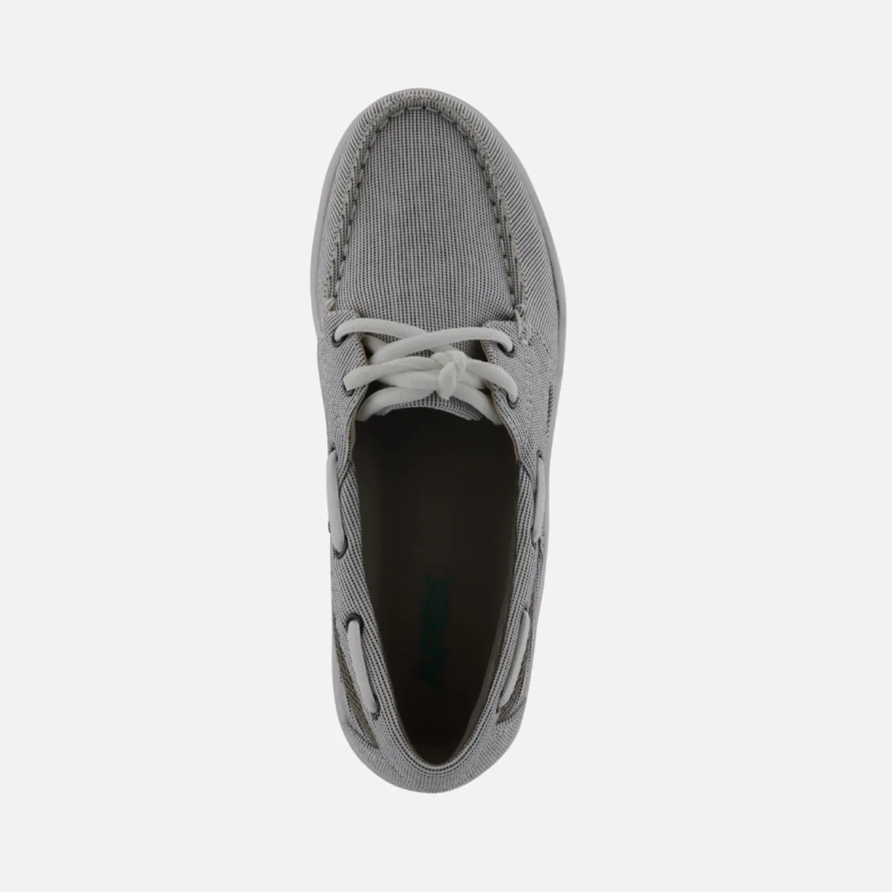 Apexfoot Women's Boat Shoe Petals Sydney - Gray - Medium (B)
