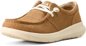 ARIAT Womens Hilo Tan/White Hair Casual Shoe
