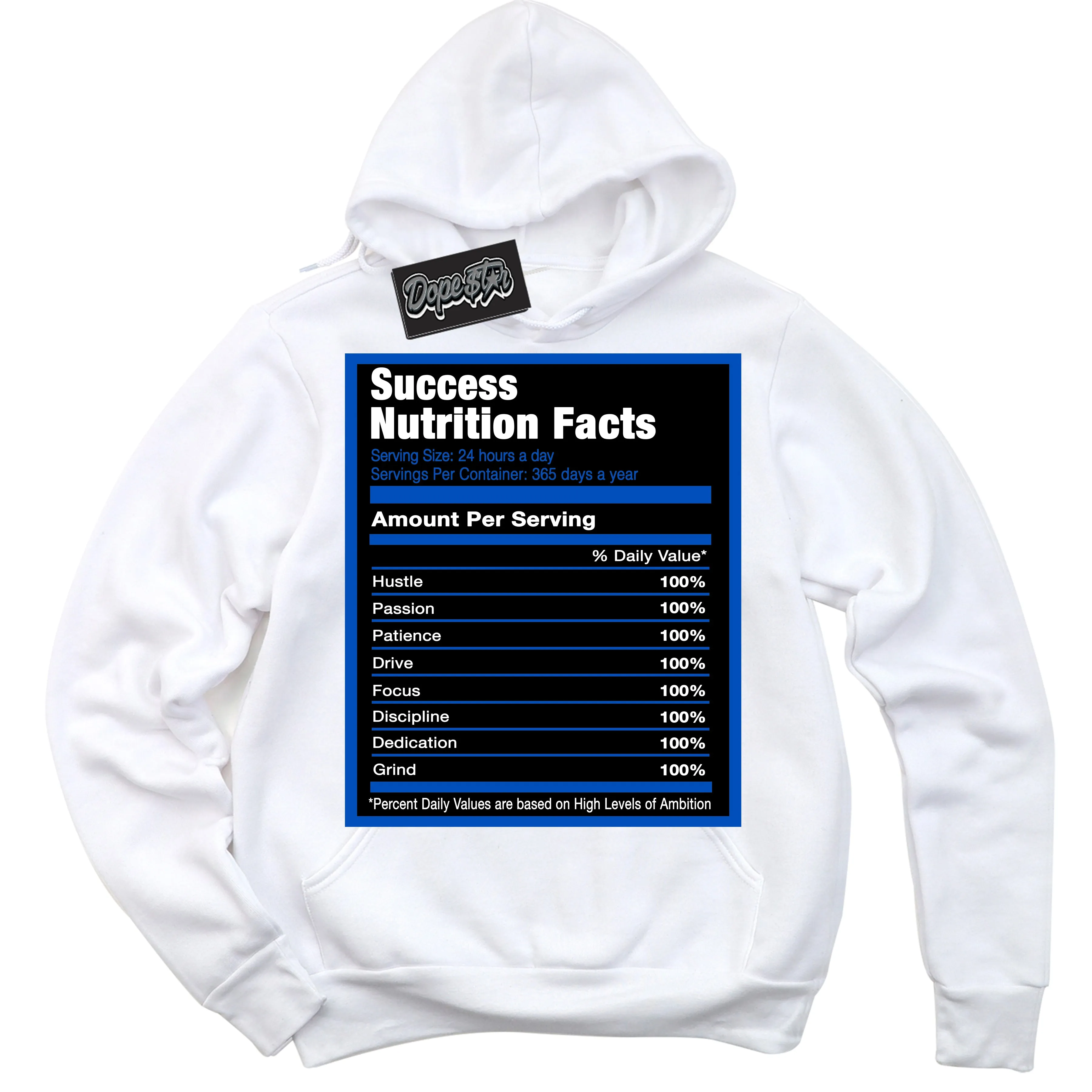 Astronomy Blue Dunk Sneaker Hoodie Success Nutrition Graphic