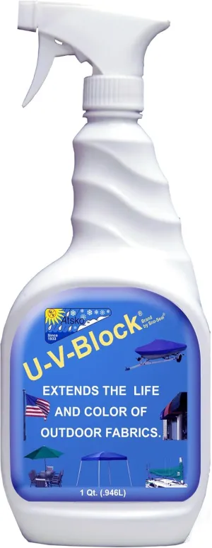 Atsko Sno-Seal UV Block Sun Protection (for Boat Covers / Outdoor Fabrics), 32-Fluid Ounce