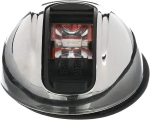 Attwood NV4012SSR-7 Red Port Light Armor LED Vertical Mount Naviation Bow Light Stainless Steel