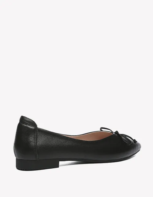 Australian Shepherd Leather Ballet Flats Women Paulina