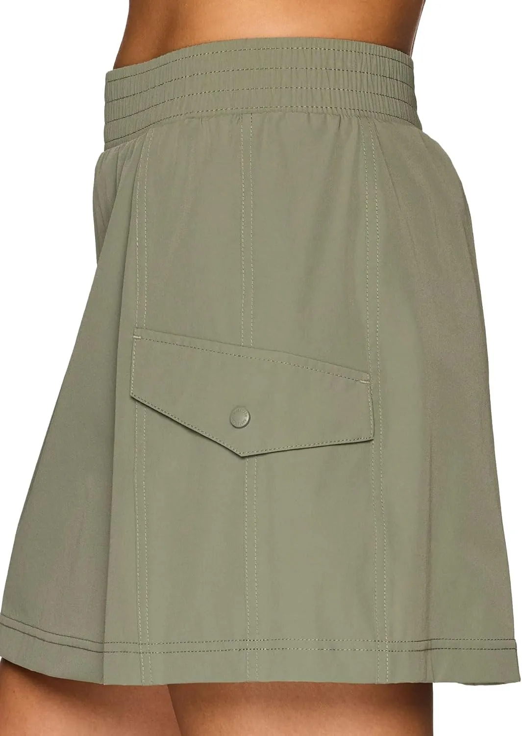 Avalanche Women's Cargo Hiking Skort, Quick Drying Crinkle Woven Tennis/Golf Skirt with Inner Liner Short