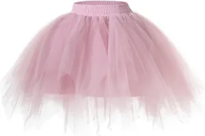 AWAYTR Adult Tutus Skirts for Women - 4 Layers Tutu Skirt for Halloween Costume