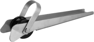 BAFOVY 15in Stainless Steel Bow Anchor Roller, Built to Last, Secure and Smooth Anchoring, Versatile Use, Dependable Quality, Easy Installation, Marine Boat Docking