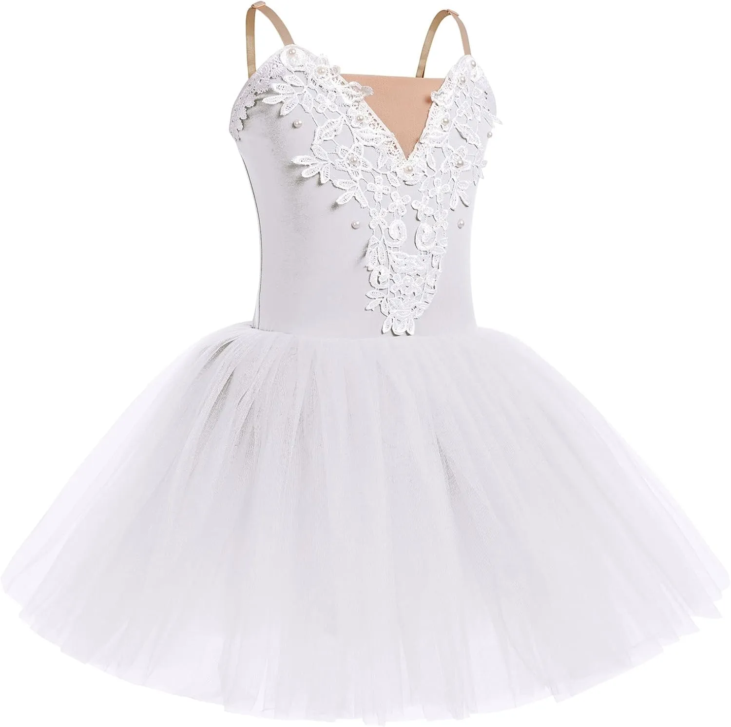 Ballerina Costume Toddler Dance Leotard Ballet Dress Camisole Bodysuit Maxi Tulle Tutu Dance Costume Kid Dancewear