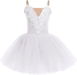 Ballerina Costume Toddler Dance Leotard Ballet Dress Camisole Bodysuit Maxi Tulle Tutu Dance Costume Kid Dancewear