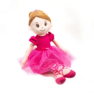 Ballerina Plush Doll - Raspberry