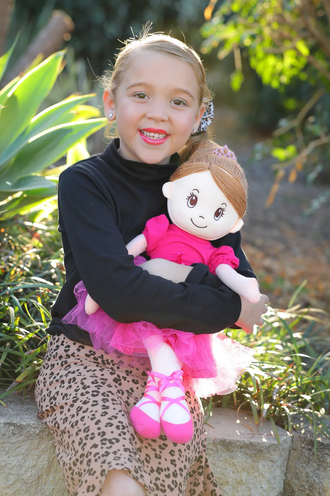 Ballerina Plush Doll - Raspberry