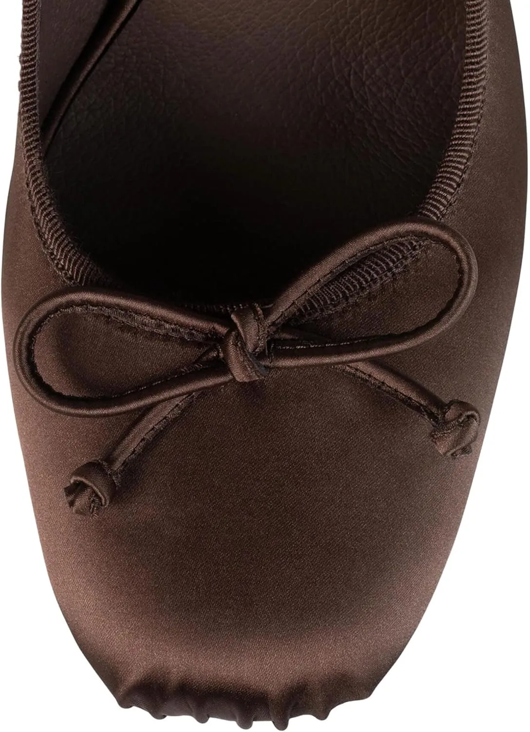 Ballet Heels for Women Elegant Mary Jane Ballet Flats Lace-Up Round Toe with Bow Casual and Stylish Footwear for Everyday Wear
