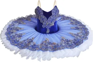 Ballet Leotards for Girls,Ballerina Swan Lake Costume Dance Leotard with Platter Tutu Hard Organdy Camisole Skirt