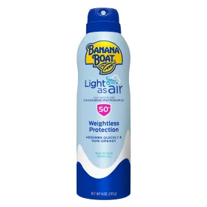 Banana Boat Spf#50  Light As Air 6 Ounce Spray (Pack of 2)