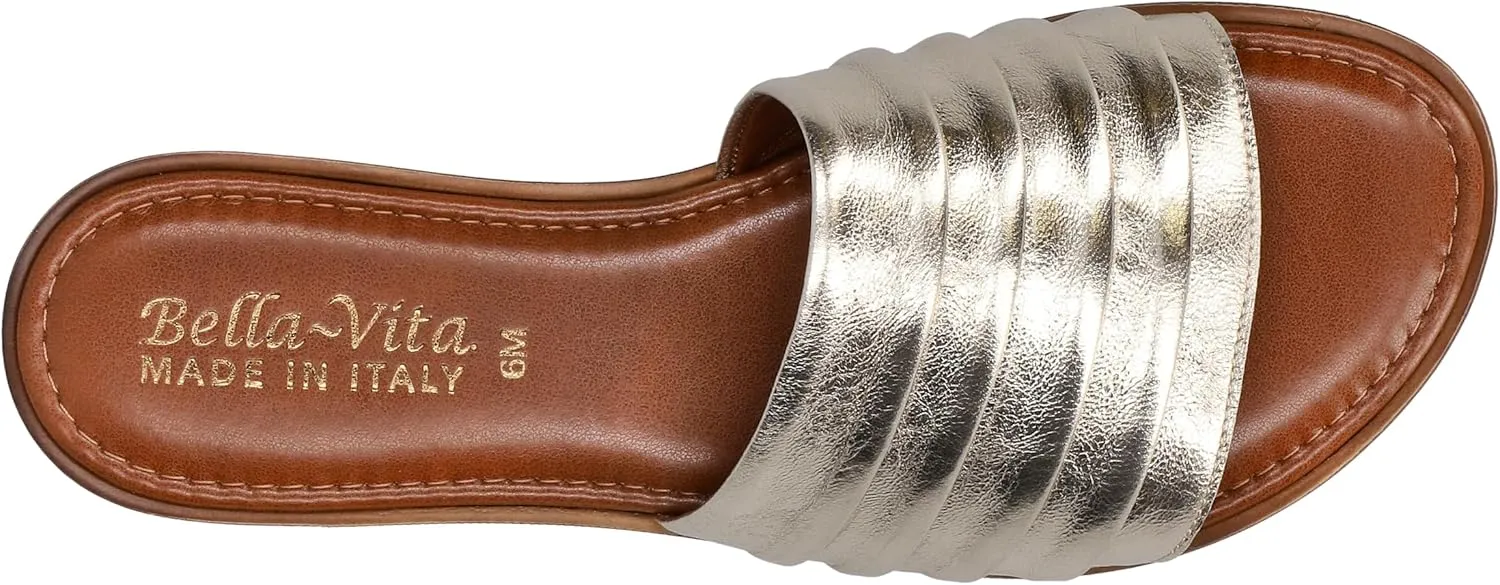 Bella Vita Women's Rya-Italy Flat Sandal