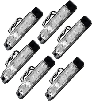 BESPORTBLE 12pcs Boat Navigation Lights Leds Lights for Boat Kayak Material Visibility at Night Trucks Trailers