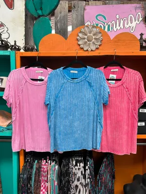 Best Selling Corded Basic Tees