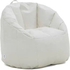 Big Joe Milano Outdoor Beanbag Chair White Marine