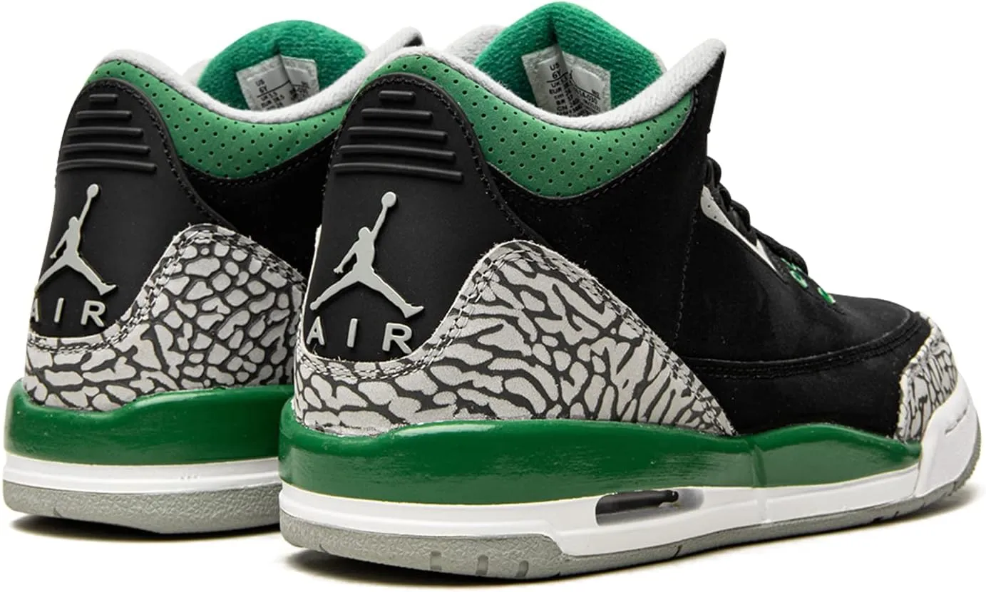 Big Kids Jordan 3 Retro Georgetown Midnight Navy/Cement Grey-Wht (398614 401)