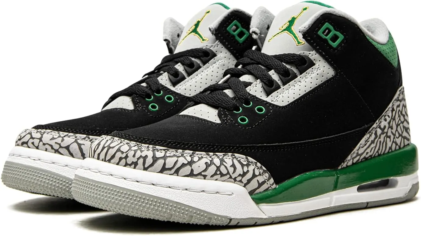 Big Kids Jordan 3 Retro Georgetown Midnight Navy/Cement Grey-Wht (398614 401)