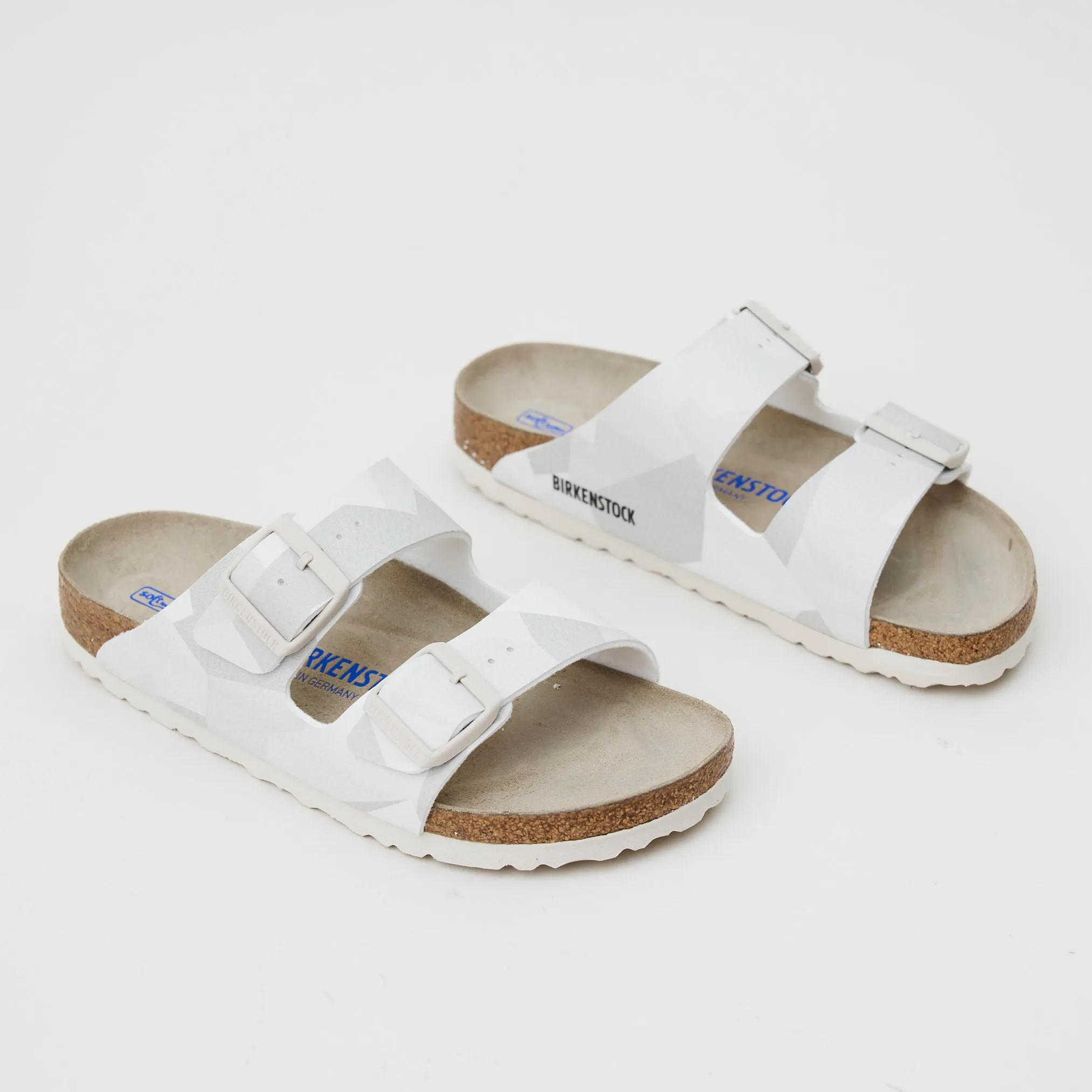 Birkenstock Arizona Winter White Watercolour Sandals