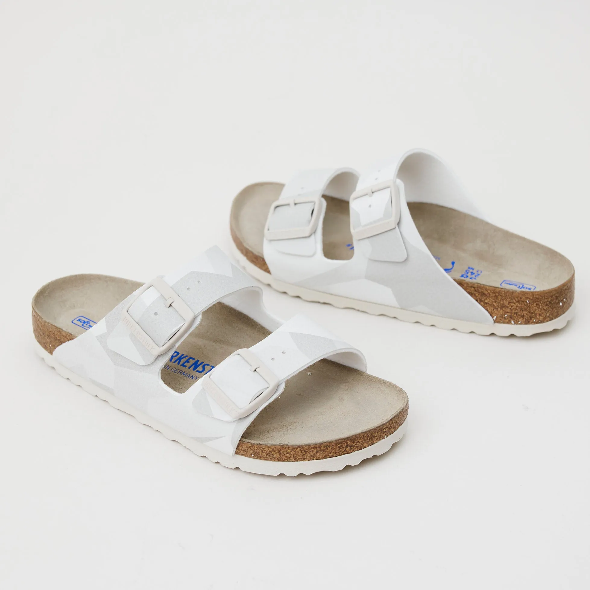 Birkenstock Arizona Winter White Watercolour Sandals