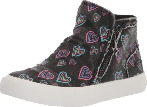 Blowfish Malibu Girls Mylo-k Sneaker, Black Lovey, 1 Little Kid
